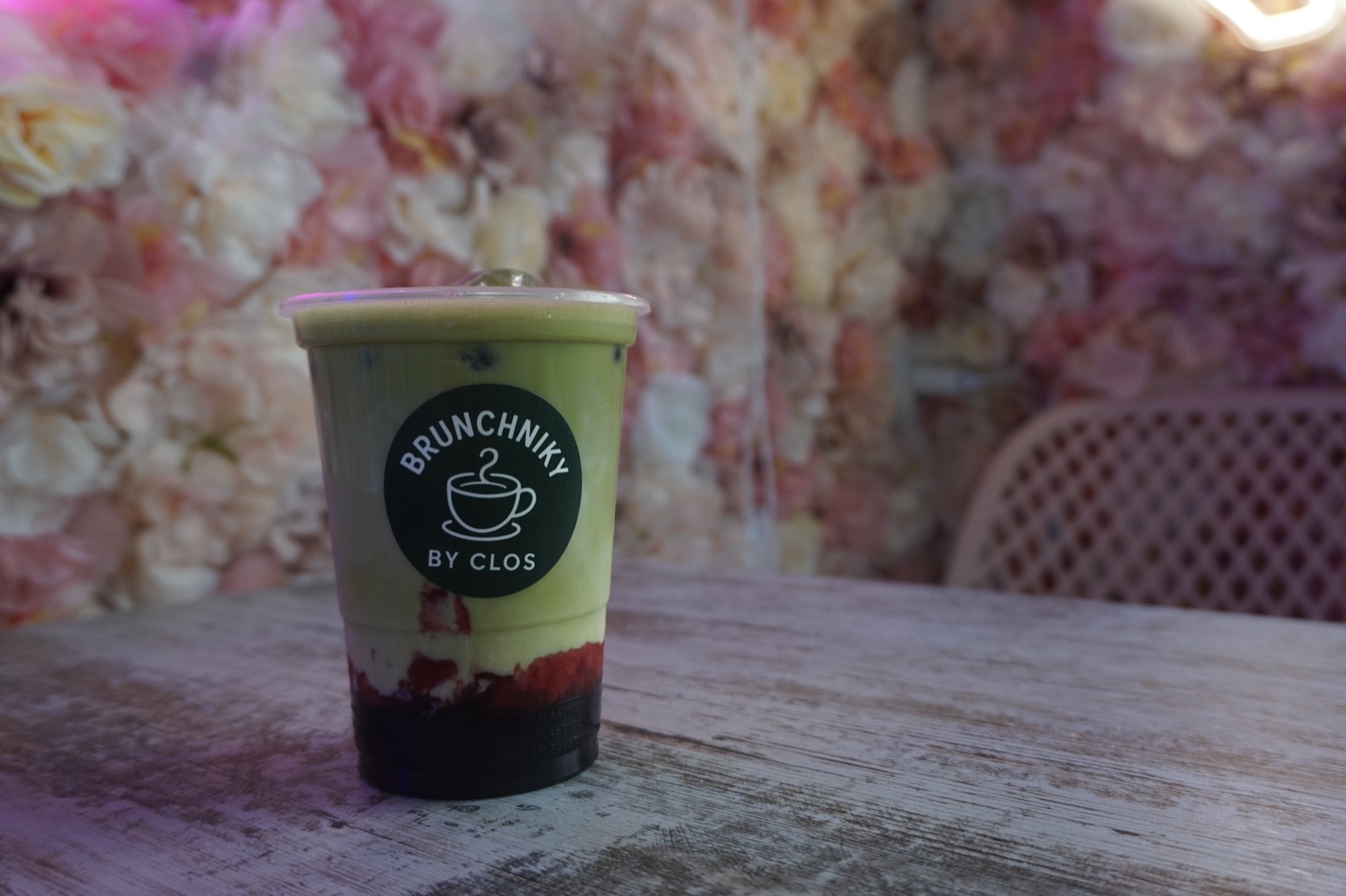 Matcha blueberry