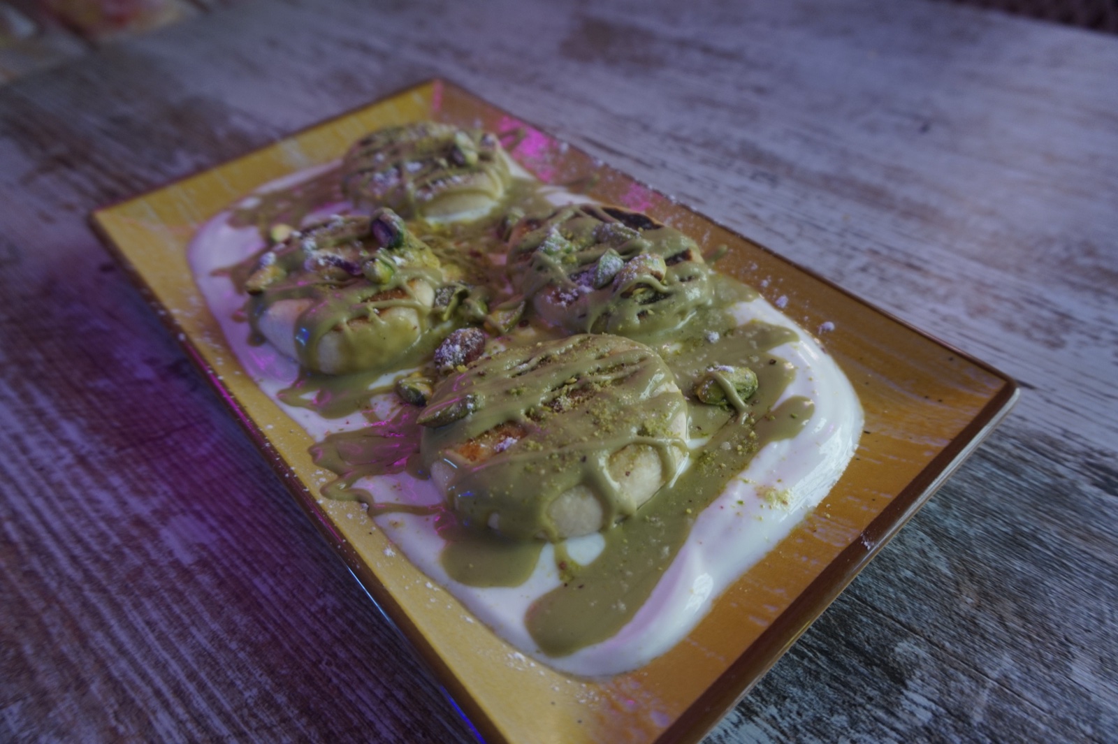 Sirniky de pistacho
